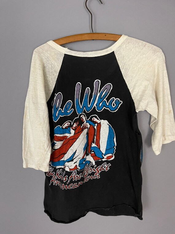 THE WHO ラグラン バンドTシャツ 70s
