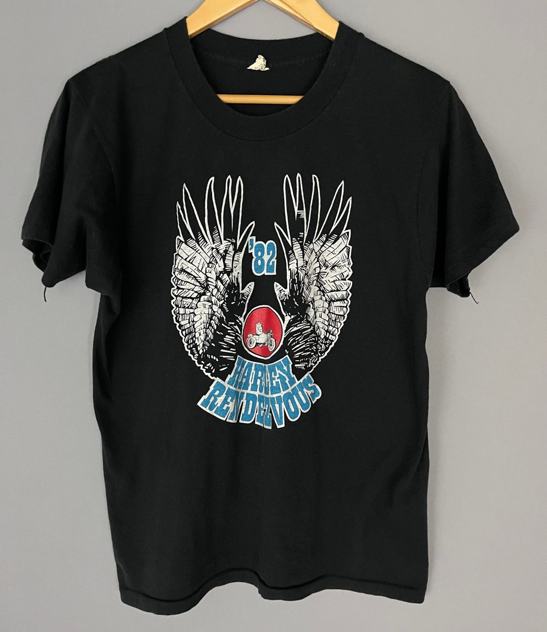Vintage Harley Davidson 80's Motorcycle T-shirt 50/50 Screen Stars