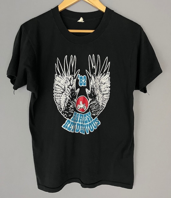 Vintage Harley Davidson 80's Motorcycle T-shirt 50/50 Screen Stars