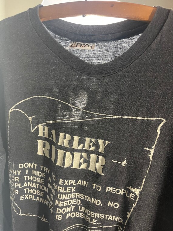 Harley Davidson RARE Vintage T-shirt, I Ride a Harley-