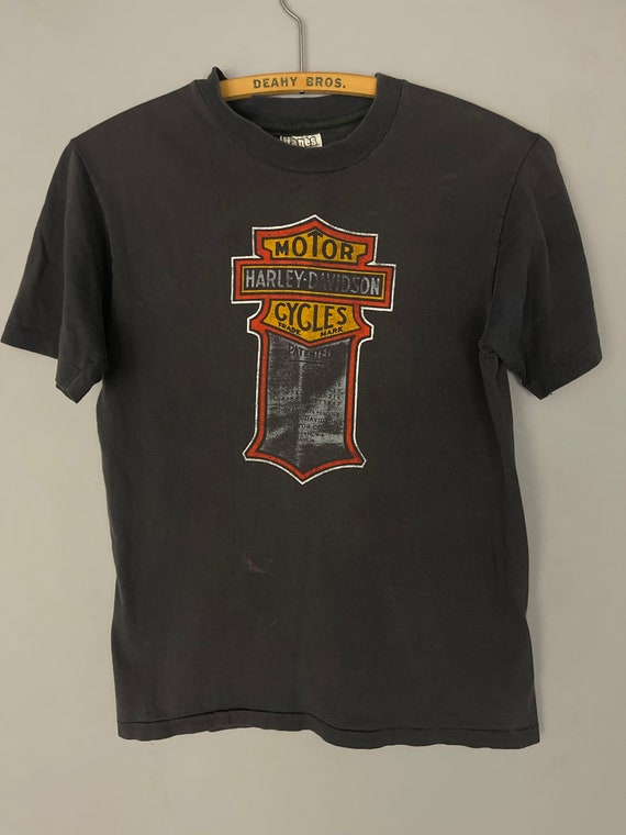 Vintage Harley Davidson RARE Motorcycle T-shirt 70s 80s Logo 