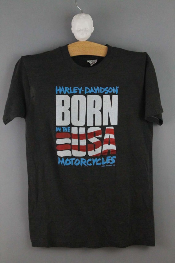 Harley Davidson Vintage tshirt paper thin soft tee