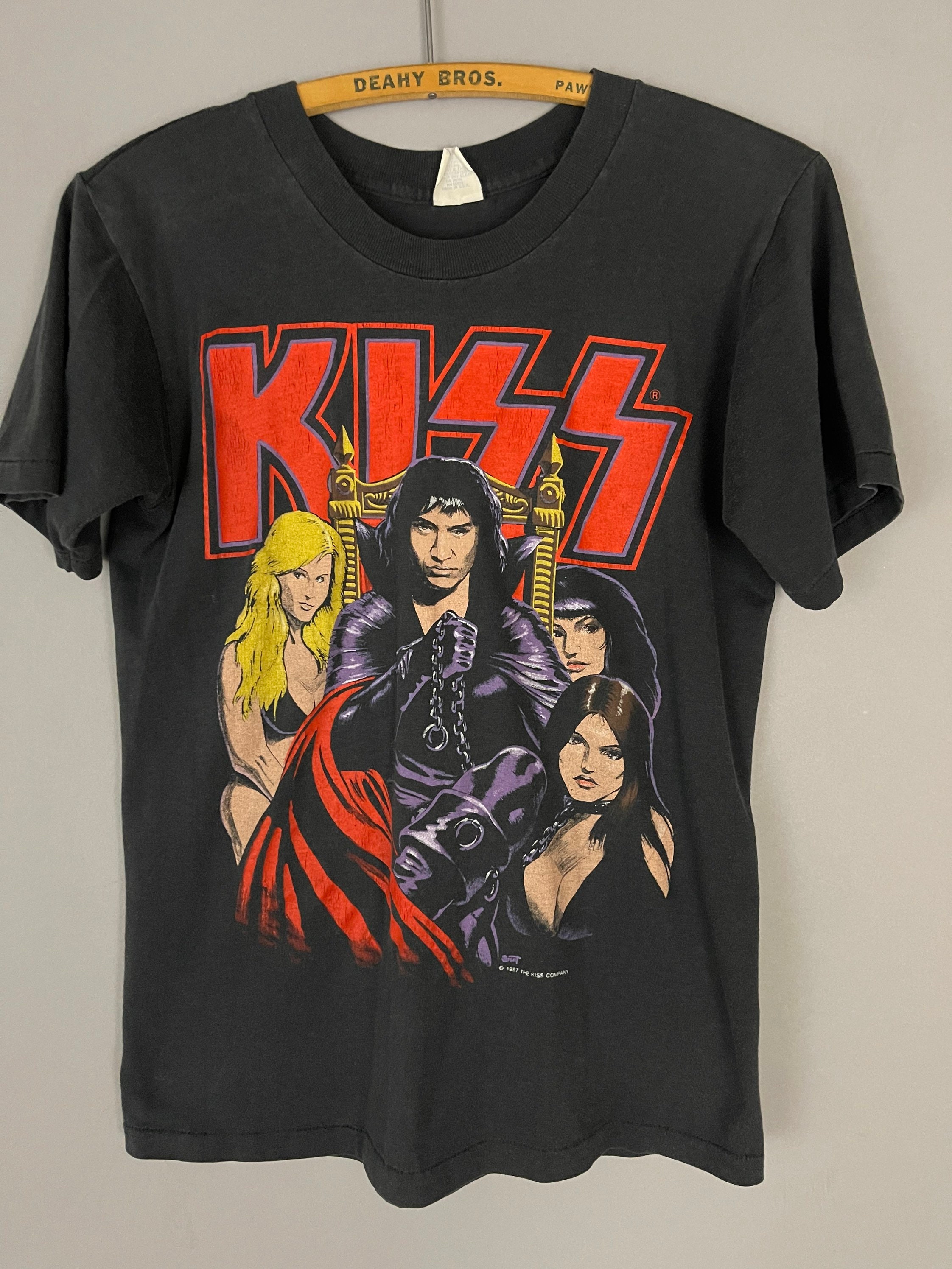 ヴィンテージ 1987 Kiss Gene Simmons It's A Dirty Job Shirt キッス