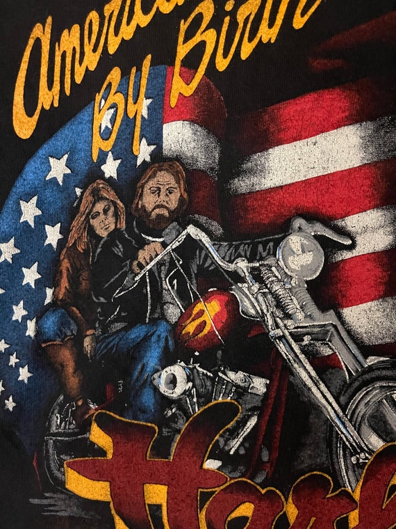 【Raucohouse】American harley-davidson printing t-shirt Vintage Harley Davidson Motorcycle T-shirt “american by