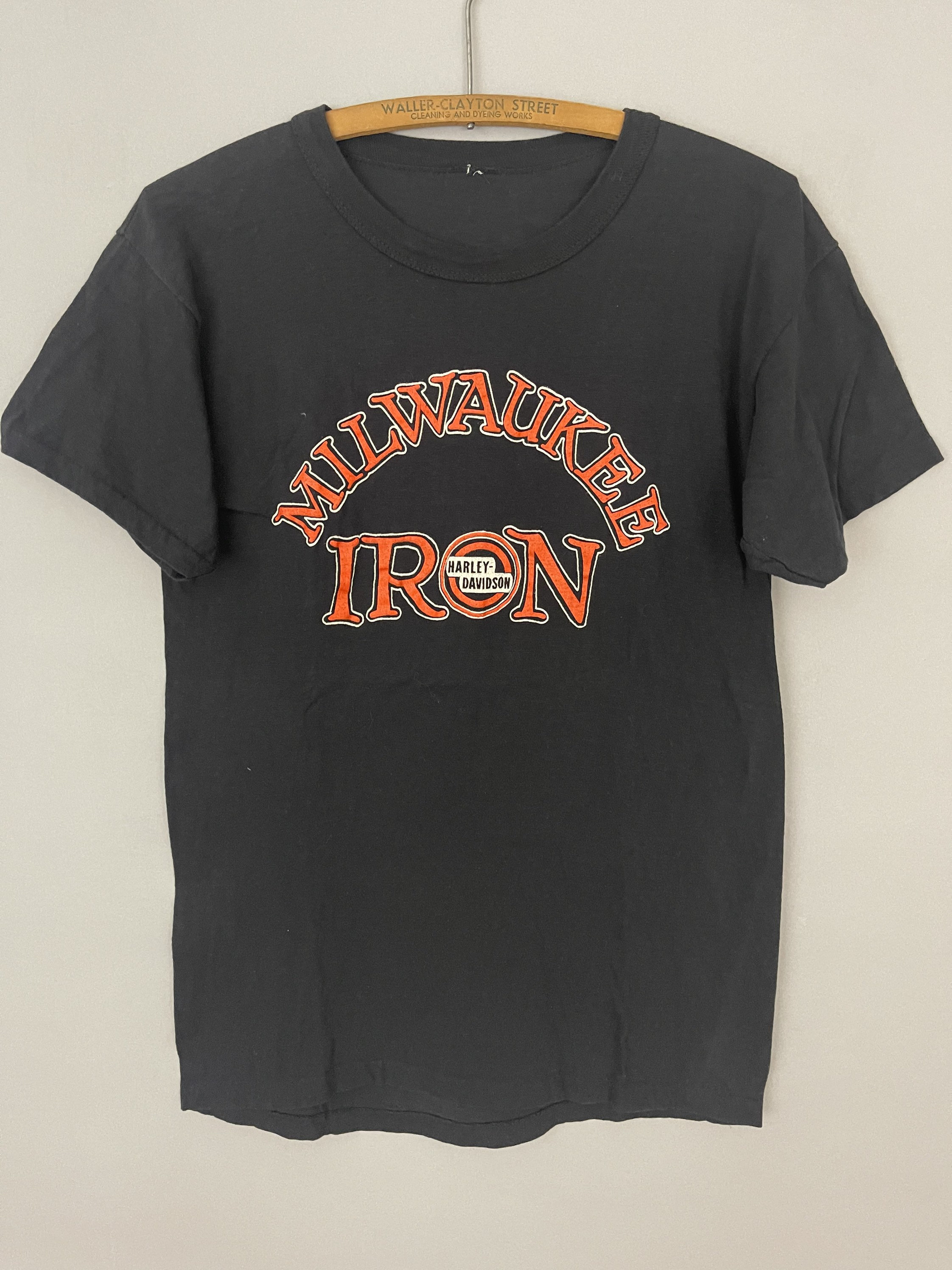 Vintage Harley Davidson Motorcycle T-shirt “milwaukee Iron” Biker