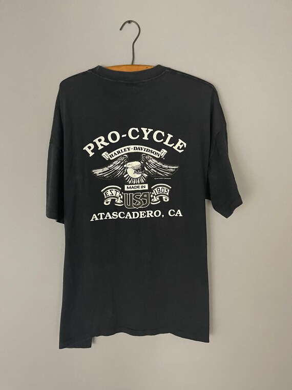 80s Harley Davidson Motorcycle Vintage T-shirt, Motorcycle Biker