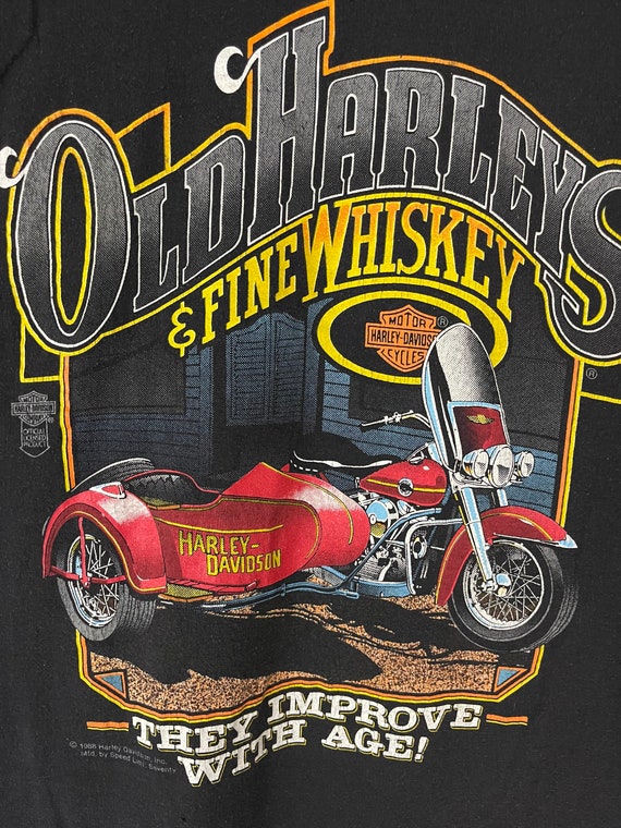 Old Harley’s and Fine Whiskey rare Harley Davidso… - image 2