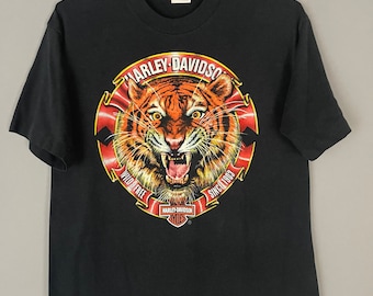 HARLEY-DAVIDSON Tシャツ 1995 L made in USA 🔥RARE🔥 Vintage 1995 Harley Davidson America Truck | Depop
