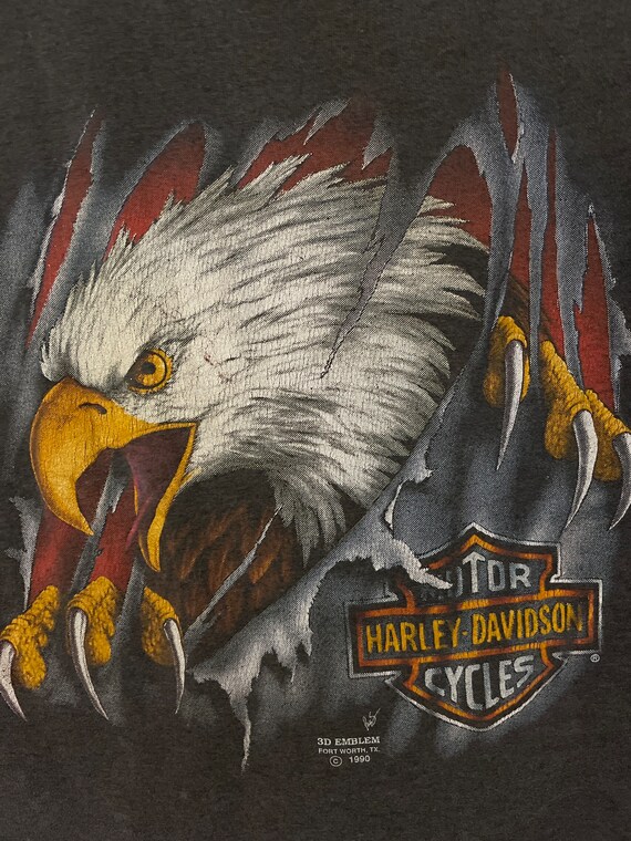 Vintage Harley Davidson Motorcycle 90s Tank Top Eagle, Bike Week