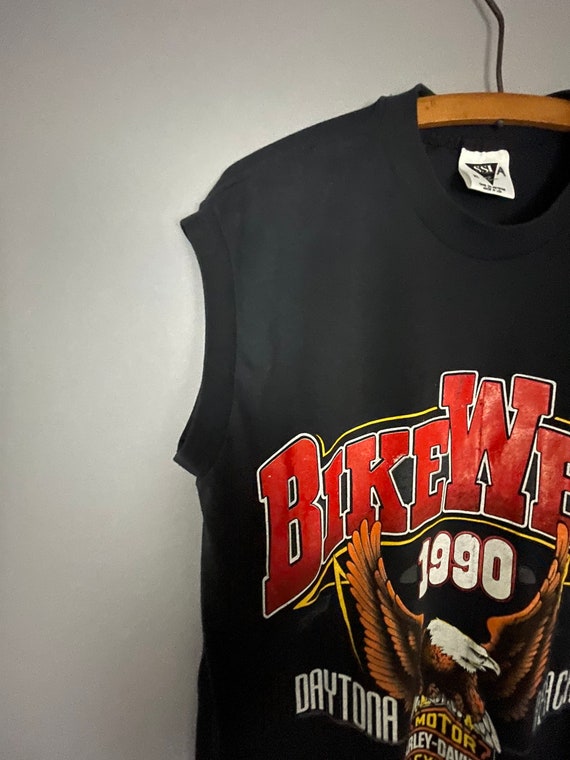 90's vintage BIKE WEEK tshirt バイク Tシャツ Vintage 1990 Forever Free 96 Bike Week T-shirt Rare Biker