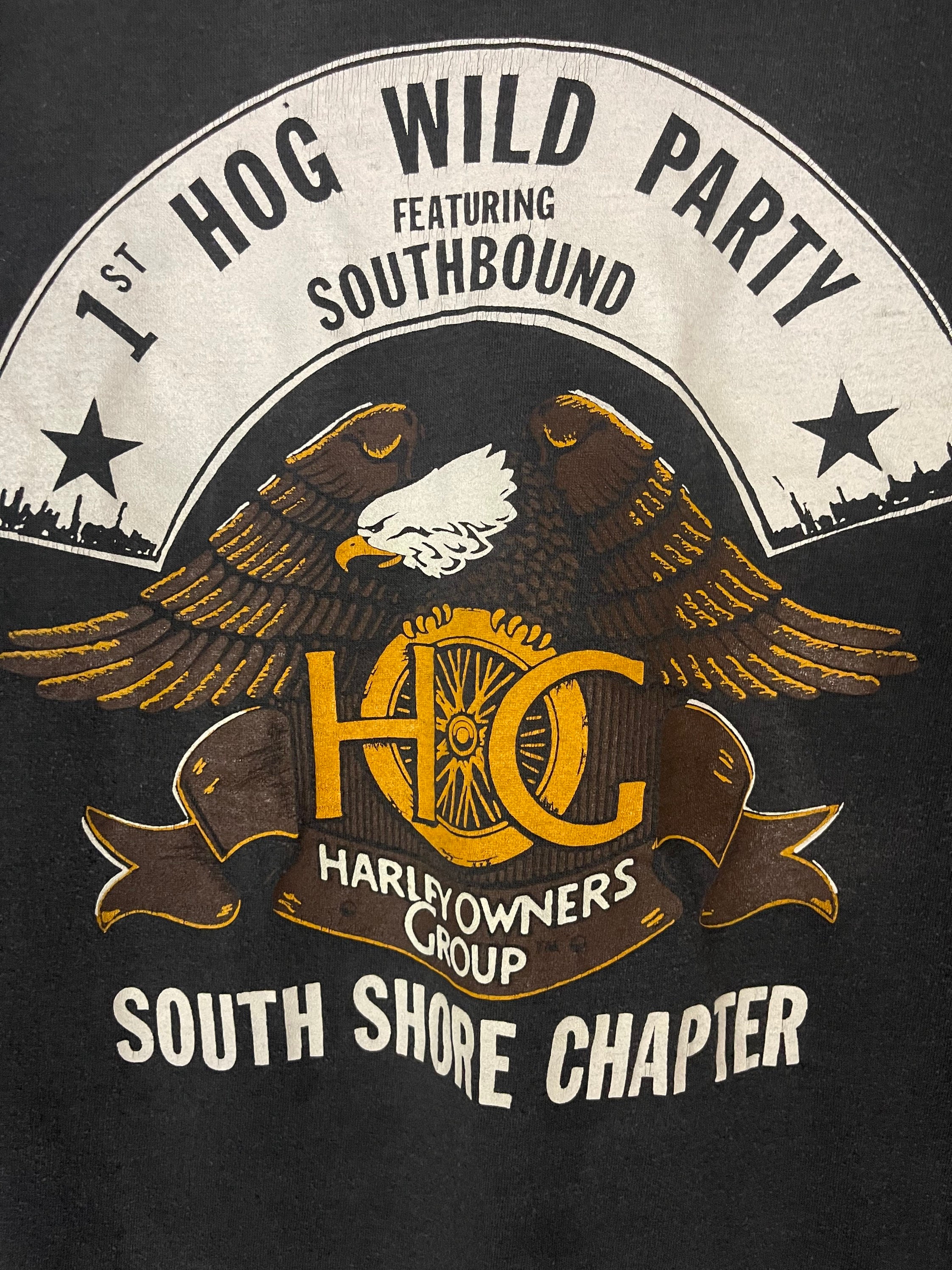 Vintage Harley Davidson Motorcycle T-shirt HOG “harley Owners