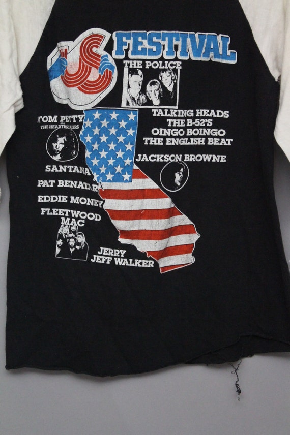 Vintage Rock Band Tour Shirt rare California US M… - image 4