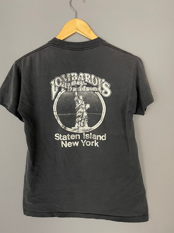 Harley Davidson Motorcycle T-shirt , Patriotic, Statue of