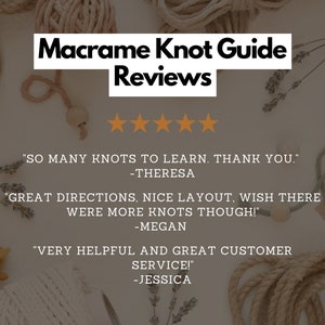 How to Macrame Knot Guide, Learn Knotting Basics: Step-by-Step Macrame Guide for Beginners image 6