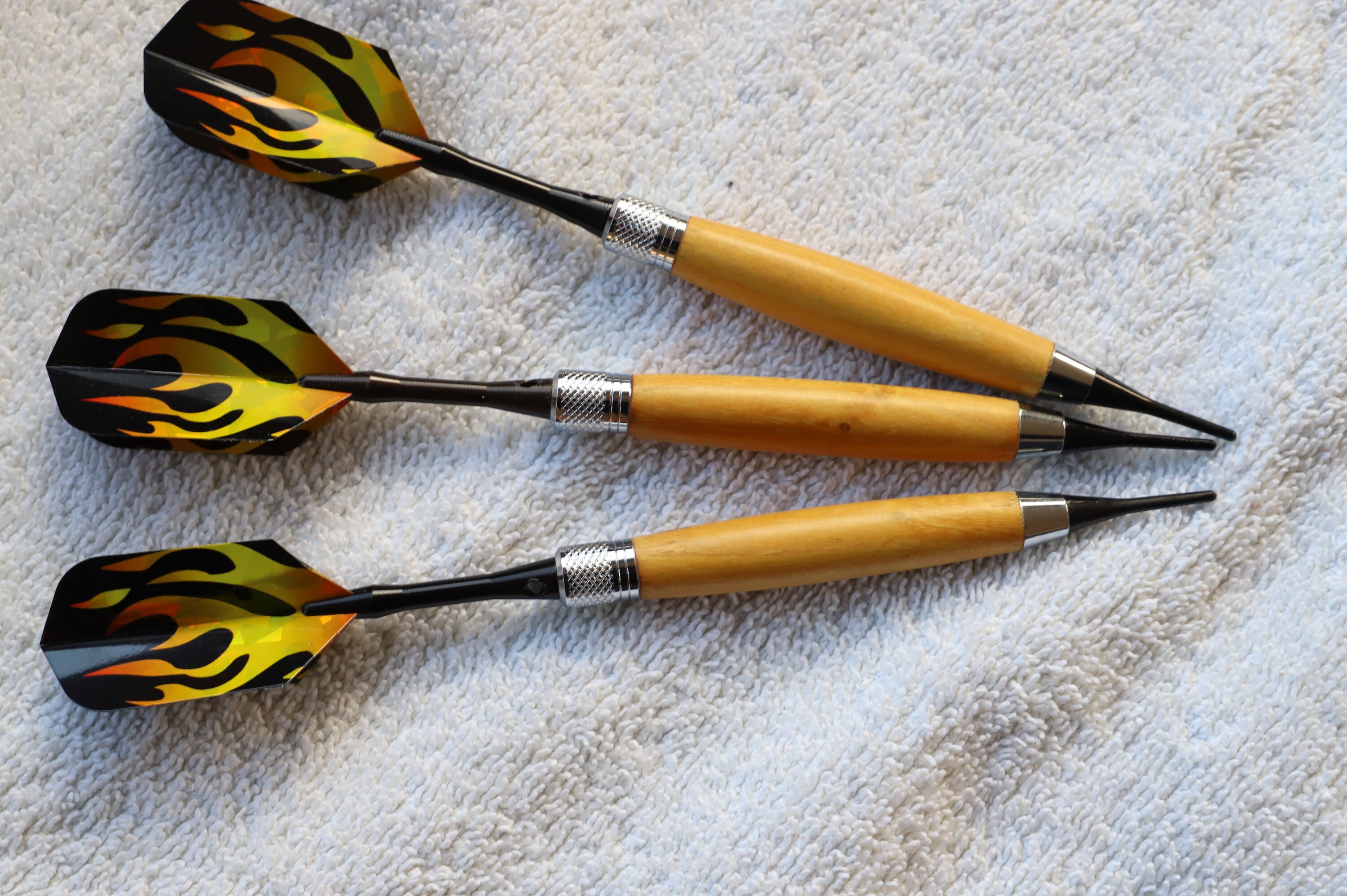 Wooden dart set Orsage wood Handmade Etsy