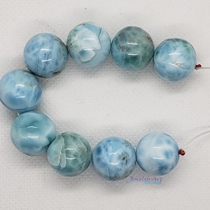 AAA 15.5mm Larimar Bead ~this is for ONE bead~