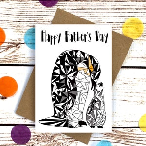 Joyeux Anniversaire Papa Pingouin Et Poussin Amusant Carte De Etsy Joyeux Anniversaire Papa Pingouin Et Poussin Amusant Carte De Etsy