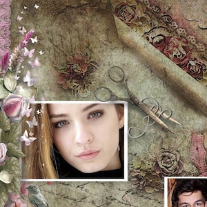 PLACID digital Scrapbook Kit - Colors that will go with every day photos  digital art at your fingertips, Unique Items. Instant download