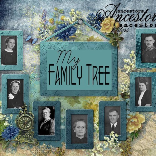 Memory Keeper Family Tree Genealogy Ancestry Digital - Etsy