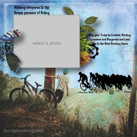 Scrapbook Set Stock Illustration - Download Image Now - Cycling