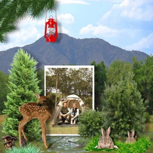 Kit de scrapbooking digital CAMPING