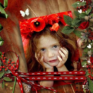 Kit de álbum de recortes femenino MOCCHA BEROLI colores vibrantes, flores, cintas, redes de bayas, cartulina y papeles de álbum de recortes ¡Precio de venta ahora!