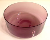 Timo Sarpaneva Amethyst Littala I-Series Bowl Signed Numbered 2307 Finland Mid Century Modern