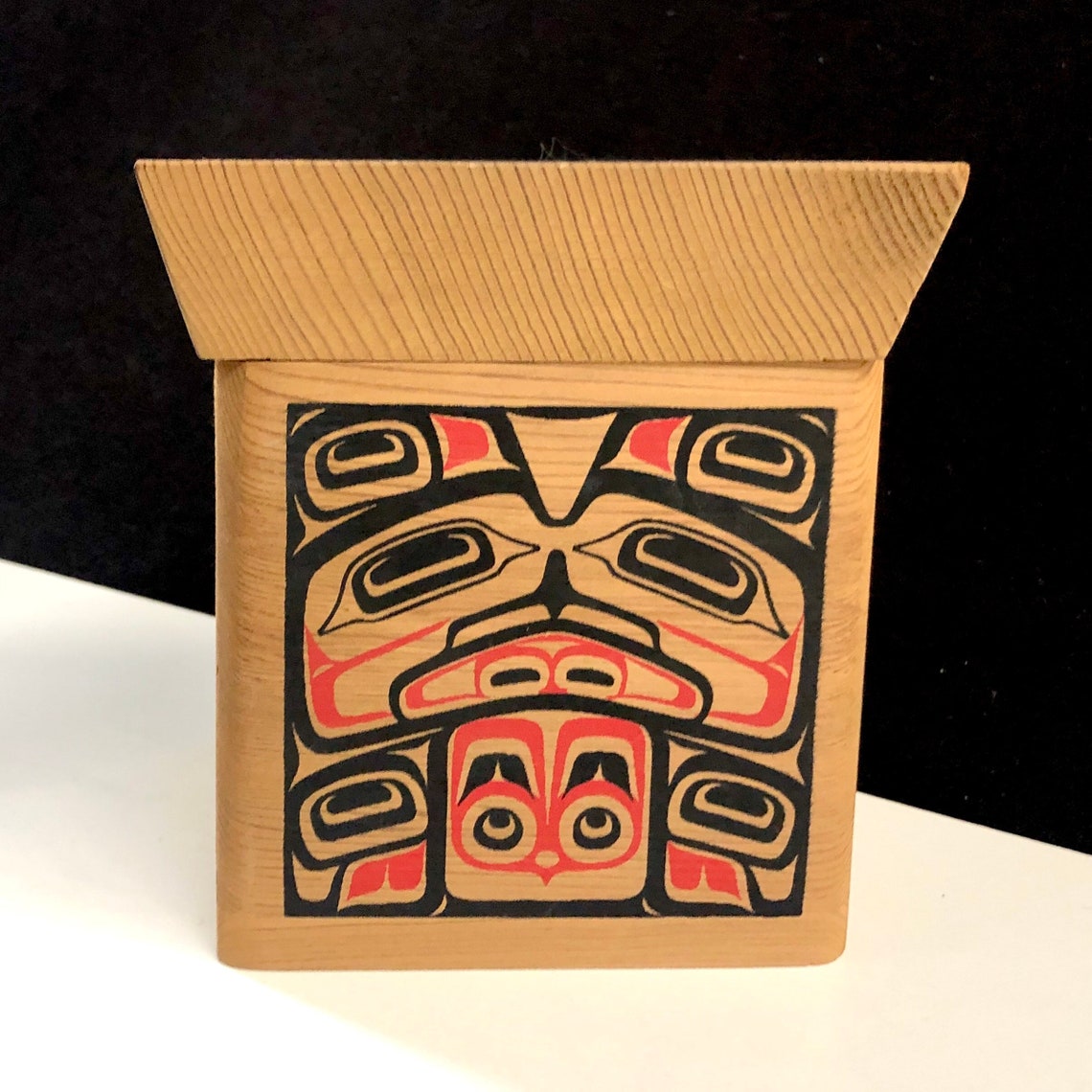 Northwest Coast First Nations Bentwood Cedar Box with Lid Etsy