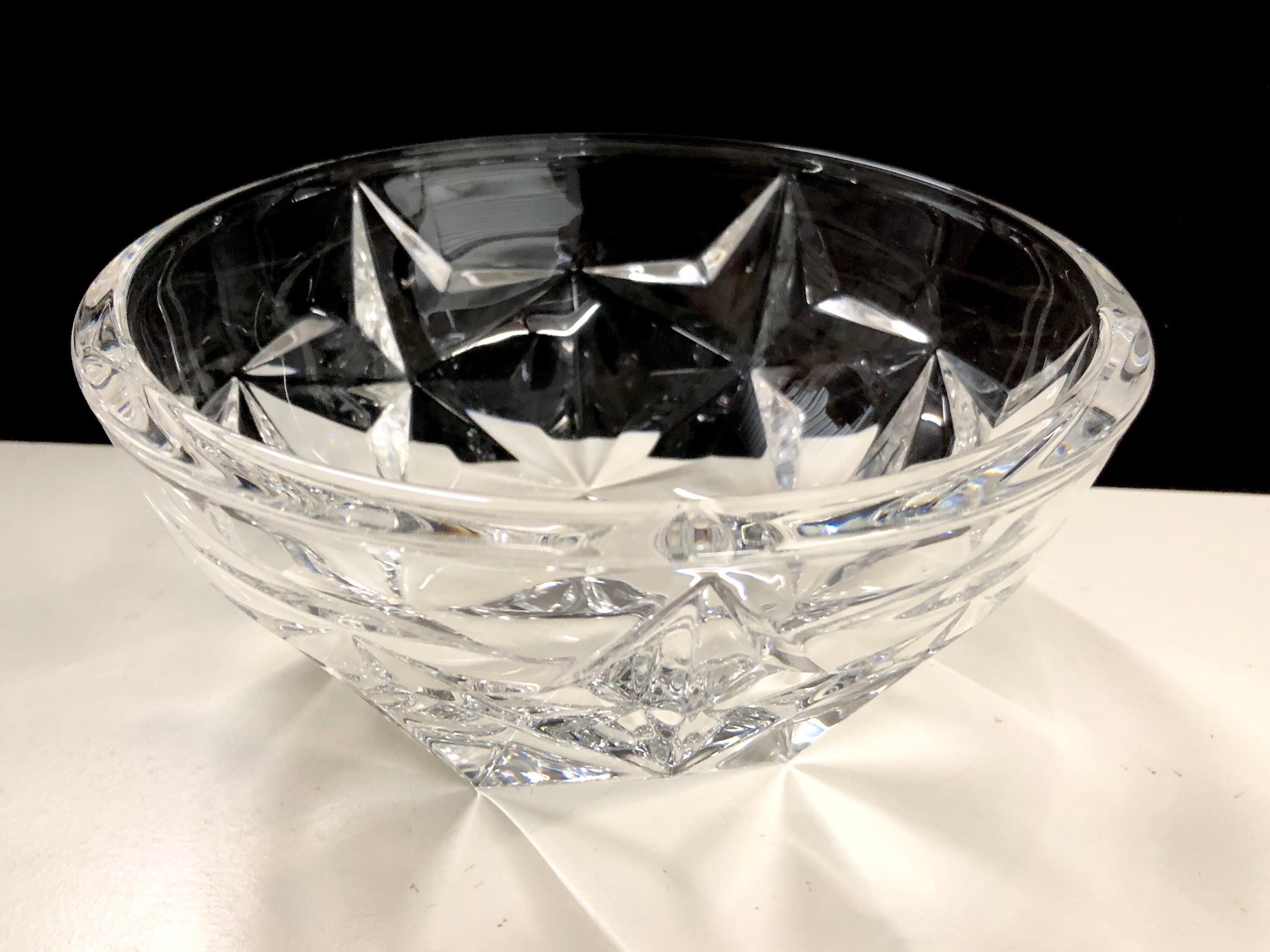 Tiffany and Co. Crystal Star Bowl 7.5D Etsy
