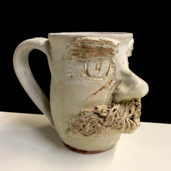 Funny Face Pottery Mugs Etsy