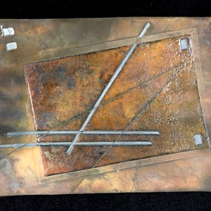 Geraldine Shapiro Modernist Raku Studio Pottery Centerpiece Platter 4