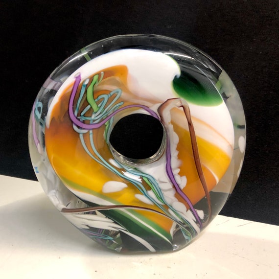 Homer J Yarrito Porthole Art Glass Sculpture Free Shipping | Etsy