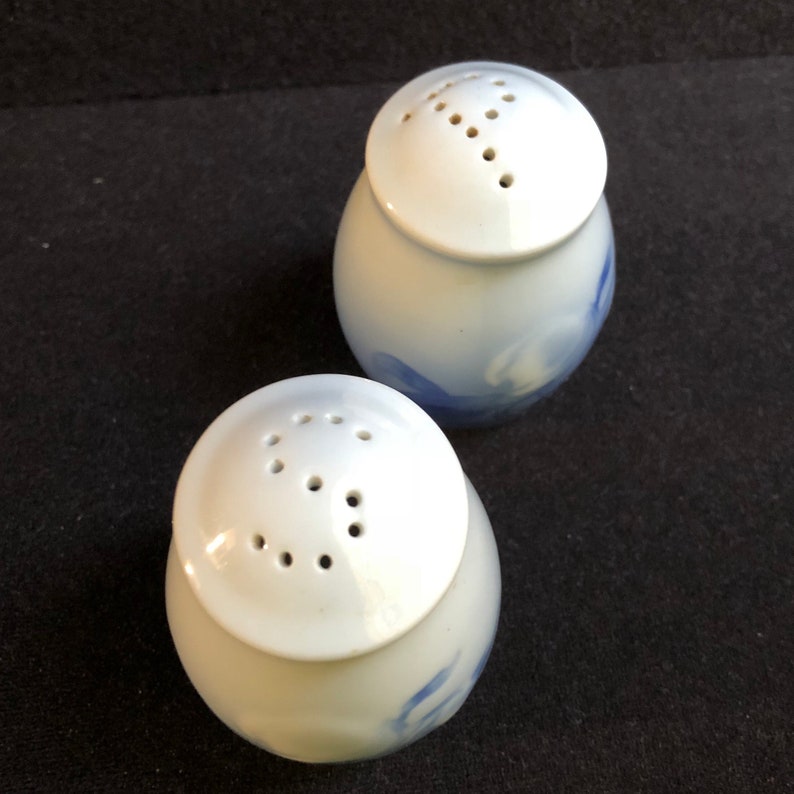 Vintage Bing and Grondahl Christmas Rose Salt and Pepper Shakers
