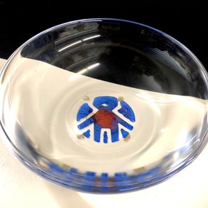 Bertil Vallien Kosta Boda “Child” Accent Bowl 8.5”D 1992 Free Shipping