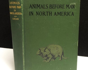 Animals Before Man in North America - Frederic Lucas RARE 1902 Appleton First Edition