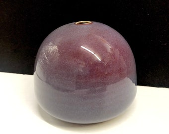 Purple Laslo for Mikasa Modernist Ceramic Vase