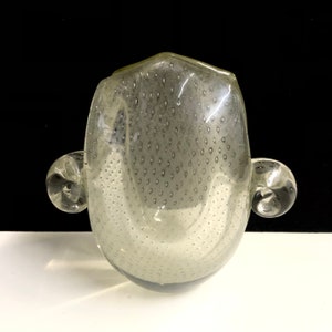 Armando Jacobino Oy Kumela Mid Century Modern Finnish Glass Vase Free Shipping