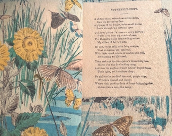 Antique &quot;Japanese Jingles&quot; Crepe Paper Book 1891 Mae St. John Bramhall Amazing Art! Free Shipping