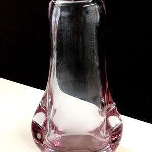 Miroslav Klinger ZBS Mid Century Czech Bohemian Art Glass Vase 10.5”