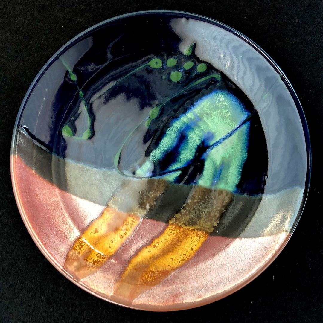 Orcas Island Northwest Studio Pottery Plate Rozzi Etsy