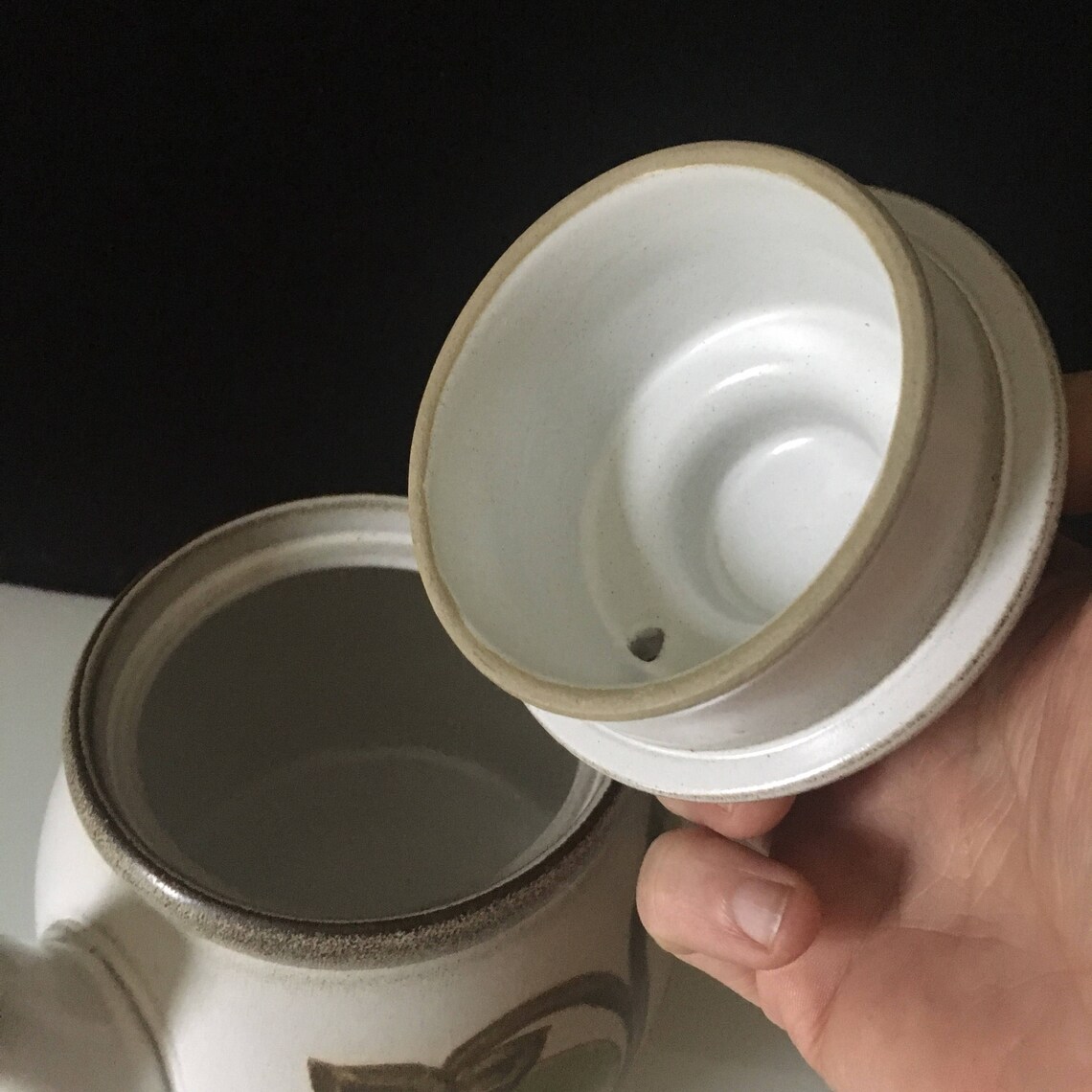 Vintage 1970s Denby Troubadour 2 Pint Teapot Rare Free Etsy