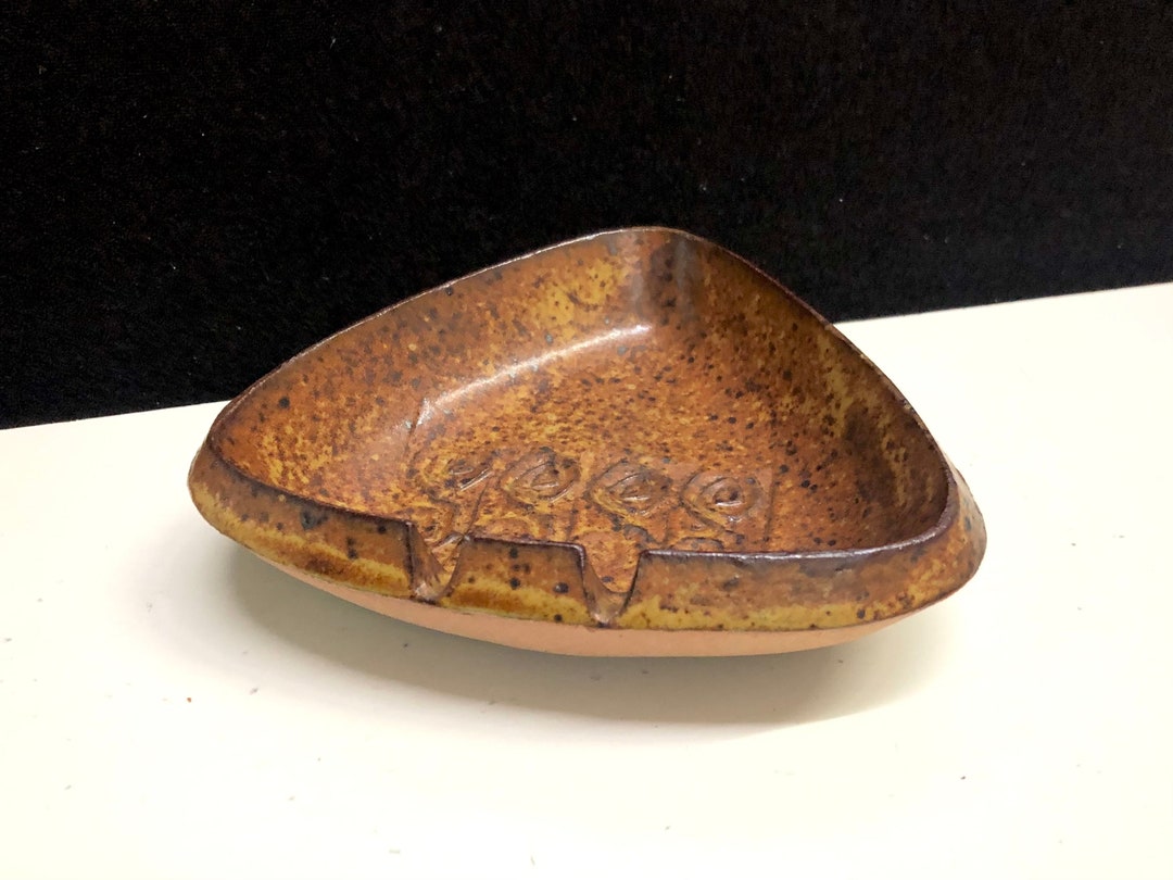 Fab Ceramic Arts Calgary Canada Mid Century Modern Triangular Etsy