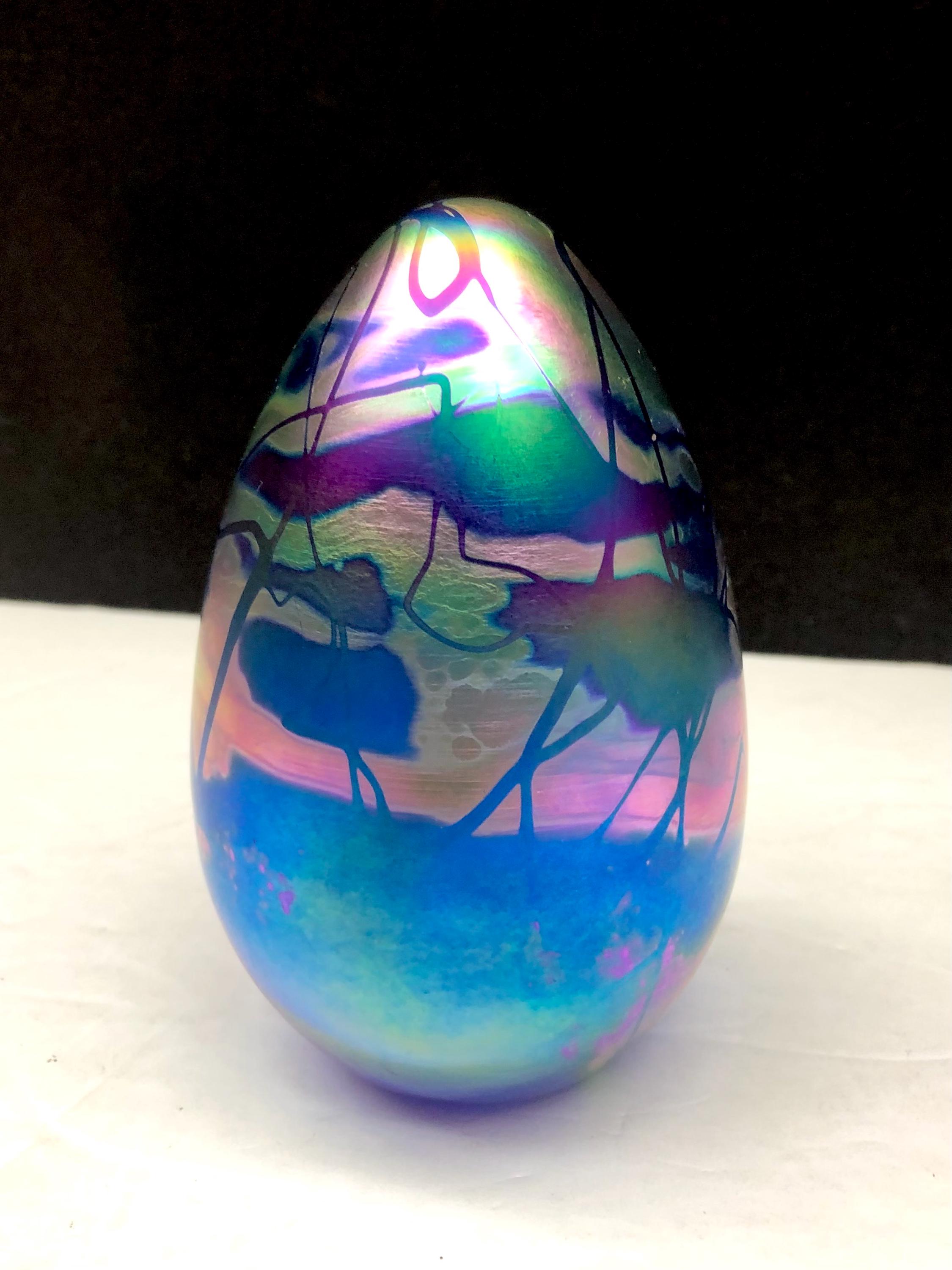 Curling Eggs Iridescent Blue Curling Eggs Iridescent Blue