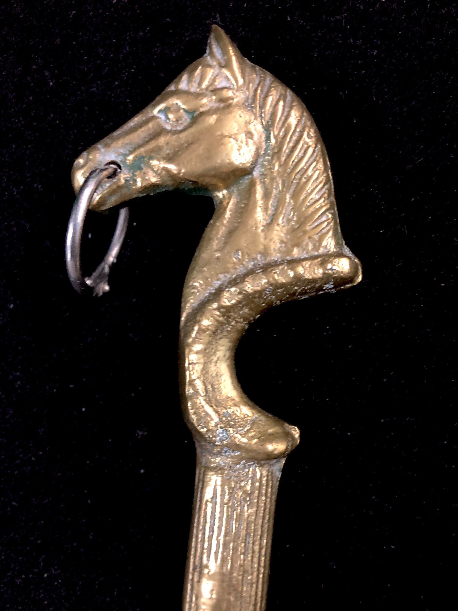 Tally Ho Brass Horse Head Shoe Horn Boot Jack 10.5L Etsy