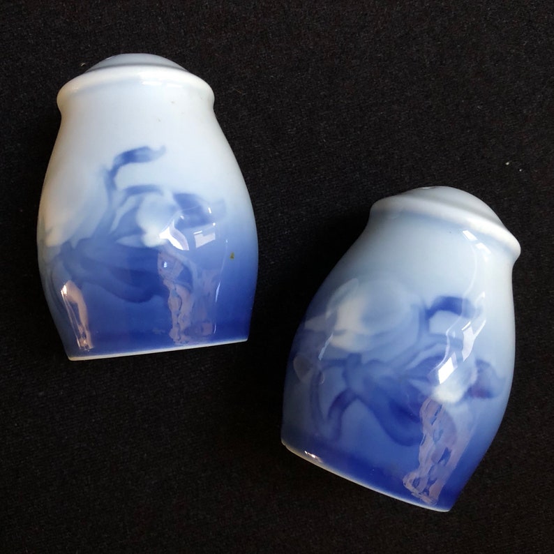 Vintage Bing and Grondahl Christmas Rose Salt and Pepper Shakers