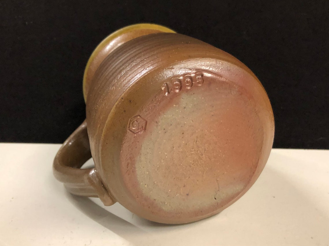 Crocker and Springer Studio Pottery Coffee Mug Elsah Illinois Etsy