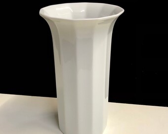 Rosenthal Studio Linie White Porcelain Cabinet Vase 6”H