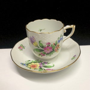 Coffee Cup - Small Flowers - QHF4 - Herend Experts