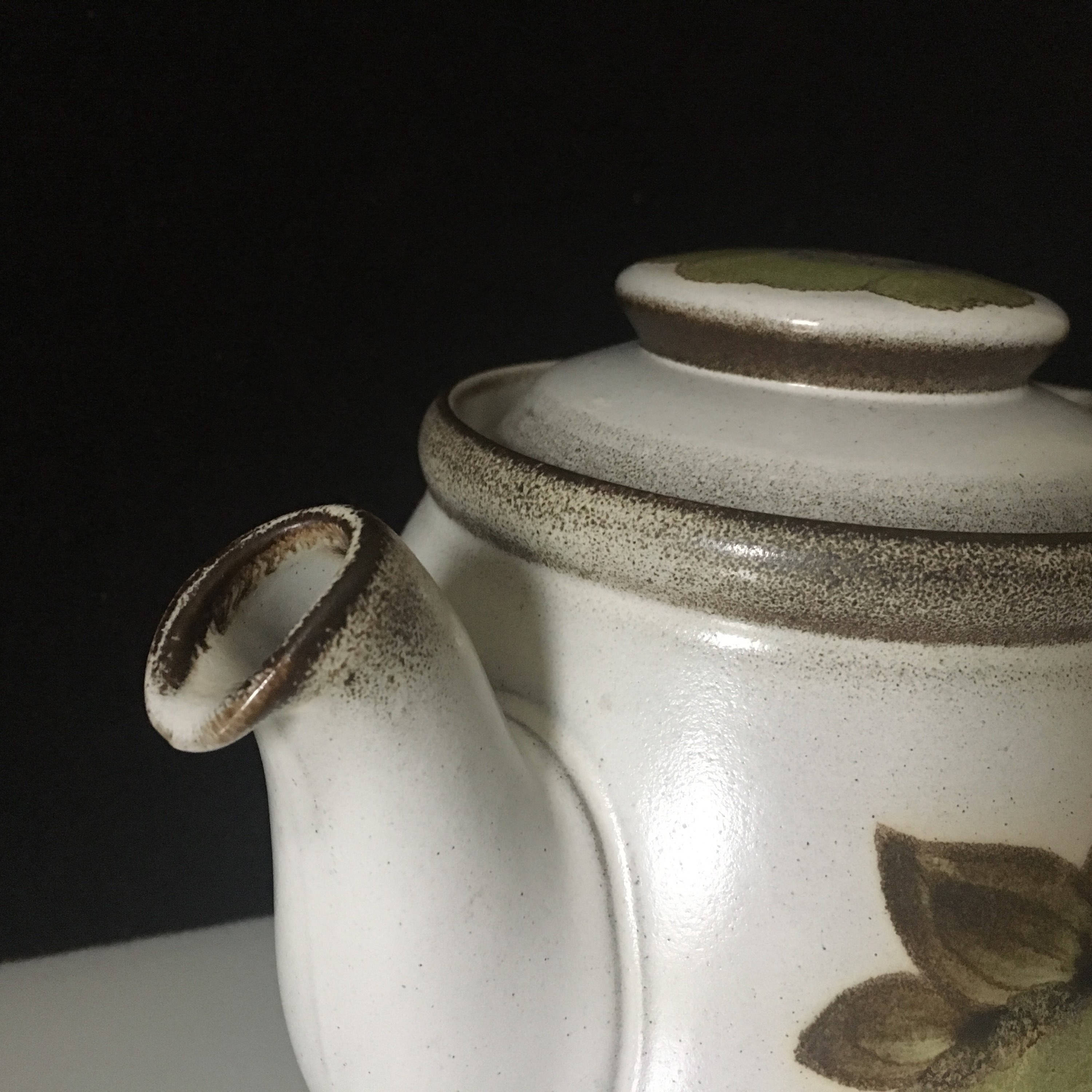 Vintage 1970s Denby Troubadour 2 Pint Teapot Rare Free Etsy