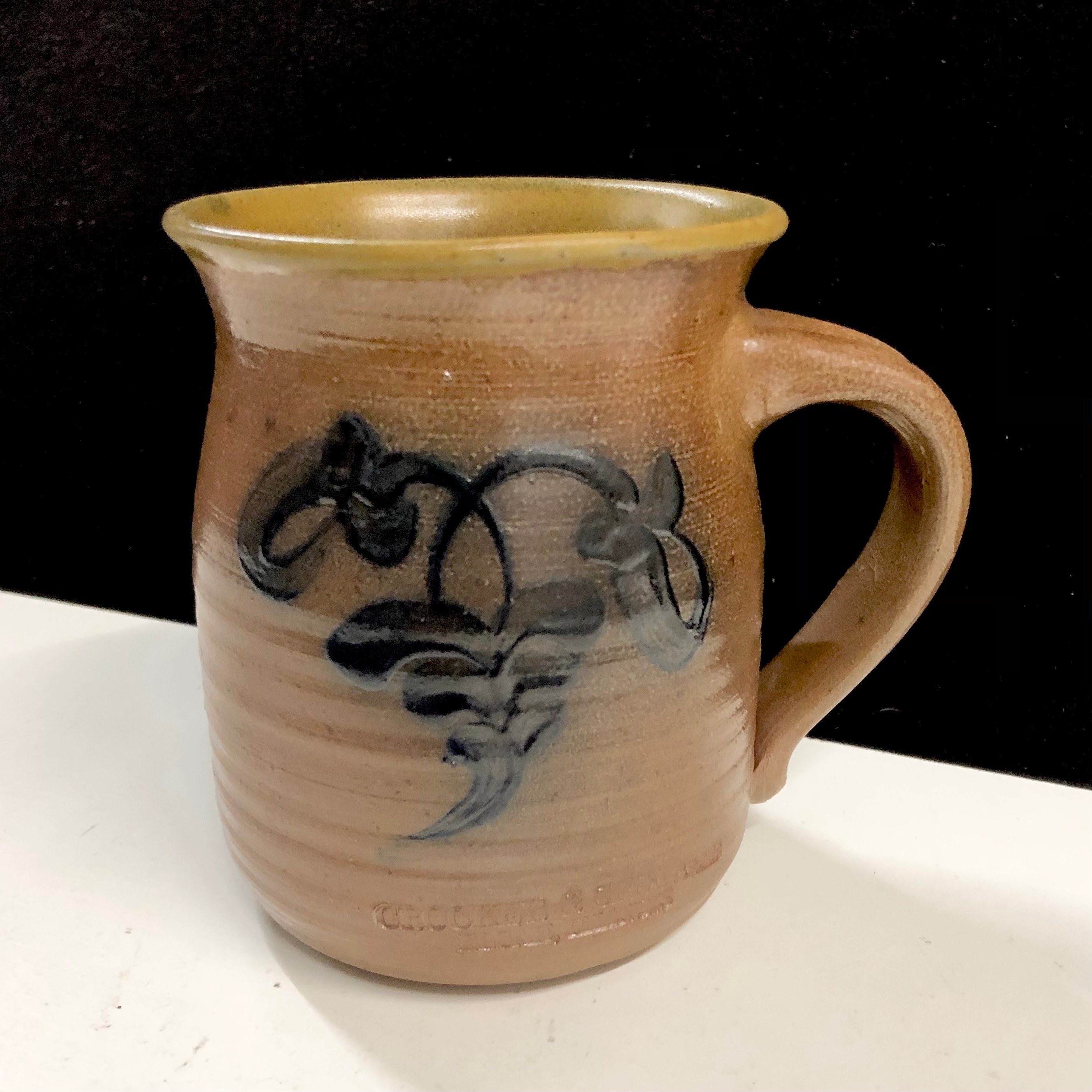 Crocker and Springer Studio Pottery Coffee Mug Elsah Illinois Etsy